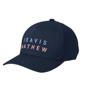 Travis Mathew Navy Blue Firework Float Golf Hat Cap NWT